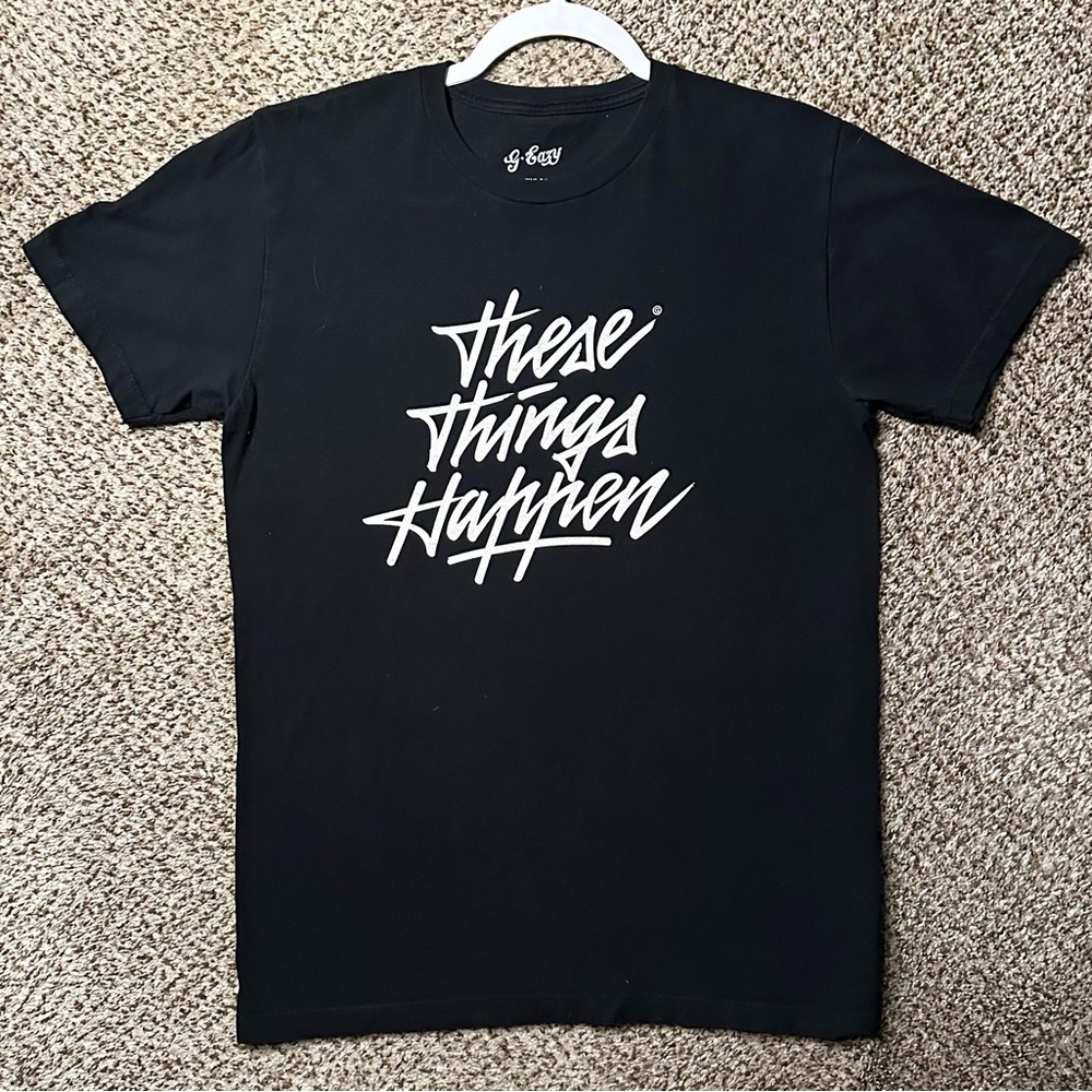 G-eazy these things happen Black Graphic T-Shirt